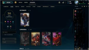 CONTA LEAGUE OF LEGENDS - GOLD 4 - SEASON 4 LOL