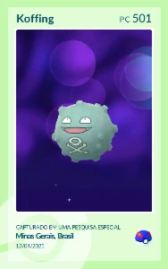Koffing Shiny - Pokemon Go