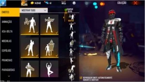 CONTA FREE FIRE MEGA GEMADA ARMAS EVOLUTIVAS MÁXIMO