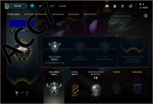 CONTAS LOL (VEJA A DESCRIÇÃO) - League of Legends