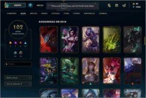 Conta league of legends LOL