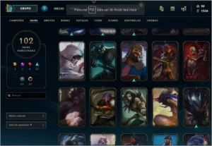 Conta league of legends LOL