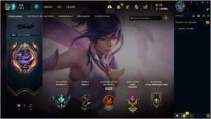 Conta LoL Antiga Platina 4 - Todos Campeões - 150K EA - League of Legends