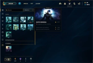 Conta ouro 1 com 64 Champs e 38 Skins - League of Legends LOL
