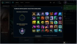 Smurf Platina 4 S9 sem borda - League of Legends LOL