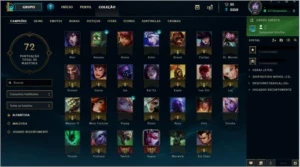 Smurf Platina 4 S9 sem borda - League of Legends LOL