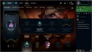 Smurf Platina 4 S9 sem borda - League of Legends LOL