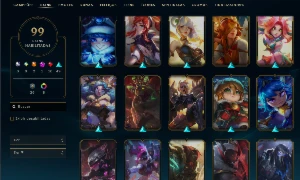 Conta De Lol 99 Skins - League of Legends
