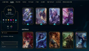 Conta De Lol 99 Skins - League of Legends