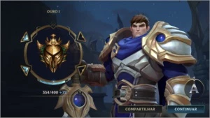 PLATINA IV WIN RATE ALTO 17K CISCO AZUL + 7 BAÚS - League of Legends: Wild Rift LOL WR
