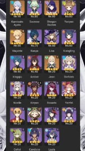 Ayato+bis Ref3 Rayder+bis+Jean C1 40 dias de oração - Genshin Impact
