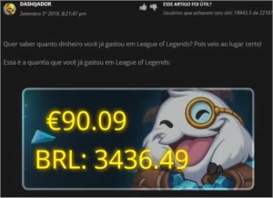 CONTA LEAGUE OF LEGENDS PLAT 3 BARATISSIMA LOL