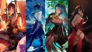 AR44 – Chiori com BIS + Retentora + Xiao + Dehya + 71 tiros - Genshin Impact