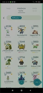 Continha lv 43 com Go fest jogada - Pokémon