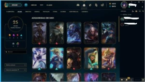 Conta diamante 2 - League of Legends LOL