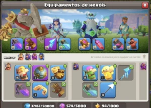 CV 16 Intermediária - Passes ativos - Clash of Clans