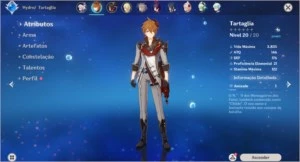 🎇 CONTA GENSHIN IMPACT COM TARTAGLIA E QIQI 🎇 AR-13