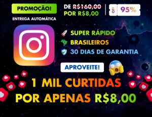 [PROMOÇÃO] Curtidas Reais no Instagram 2026 - Redes Sociais