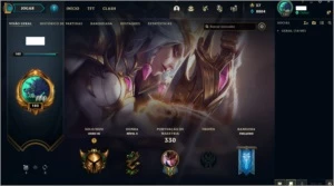 Conta Gold 3 com mais de 1200$ em Skin - League of Legends LOL