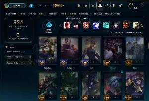 Diamante 3 com 100 Champs e 41 Skins - League of Legends LOL