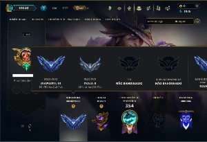 Diamante 3 com 100 Champs e 41 Skins