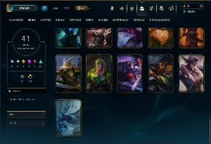 Diamante 3 com 100 Champs e 41 Skins - League of Legends LOL