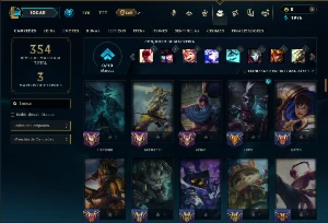 Diamante 3 com 100 Champs e 41 Skins - League of Legends LOL