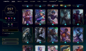 Conta platina 4- 257 SKINS - League of Legends LOL