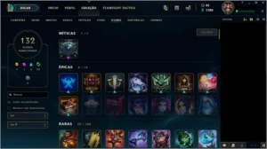 Conta TFT Diamante 3 todas Shisa 3* e 231 skins no LOL - League of Legends