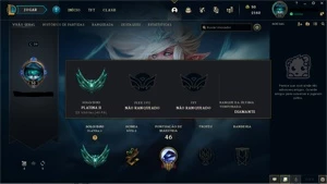 conta platina 2 lol - League of Legends