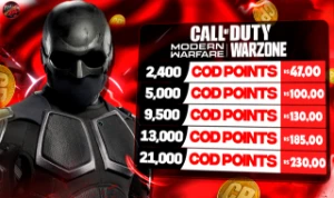 13,000 Cod Points| Call Of Duty Mw3/Mw2/Warzone)