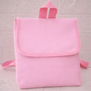 Kit 10 Mini Mochilas Infantis Rosa 24 x 18 cm - Artesanato e Personalizados
