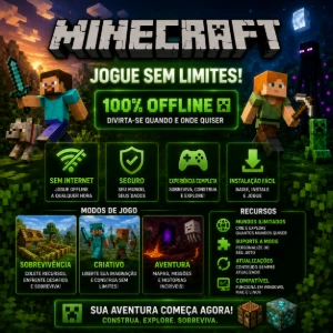 Minecraft Java+Bedrock Original(Full Acesso Permanente)Entre