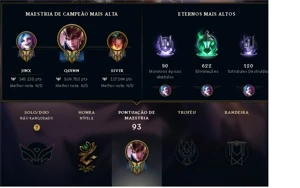 Conta Nv 130 + 49 Campeões + 17 Skins - League of Legends LOL