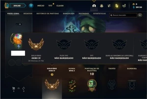 Conta ouro 4 com 27 Champs e 6 Skins ( VIRGEM DE EMAIL ) - League of Legends LOL