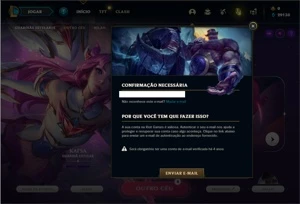 Conta ouro 4 com 27 Champs e 6 Skins ( VIRGEM DE EMAIL ) - League of Legends LOL