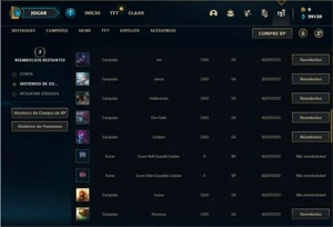 Conta ouro 4 com 27 Champs e 6 Skins ( VIRGEM DE EMAIL ) - League of Legends LOL