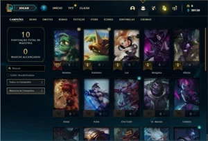 Conta ouro 4 com 27 Champs e 6 Skins ( VIRGEM DE EMAIL ) - League of Legends LOL