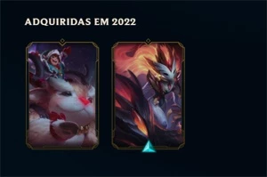 Conta diamante 2 57%w 500 games - League of Legends LOL