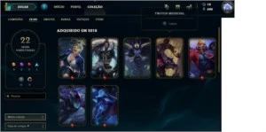 Conta de lol bronze - League of Legends