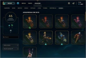 Conta - 388 Skins - Diamante S8 - League of Legends LOL