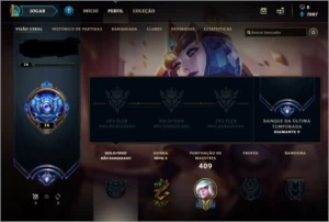 Conta - 388 Skins - Diamante S8 - League of Legends LOL