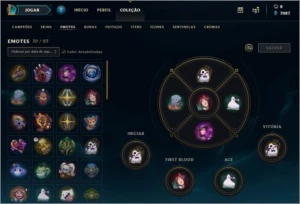 Conta - 388 Skins - Diamante S8 - League of Legends LOL