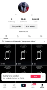 conta tiktok 22k seguidores - Redes Sociais
