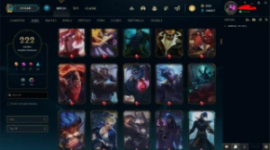 NEGOCIAVEL LEAGUE 222 SKINS 235 ICONES 115 CAMPEOES LVL 336 - League of Legends LOL