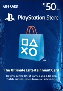 Cartão PSN $50 USD - Playstation Network