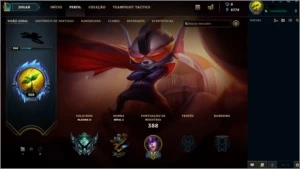 Conta lol 251 skins todas as lendárias Plat 2 - League of Legends
