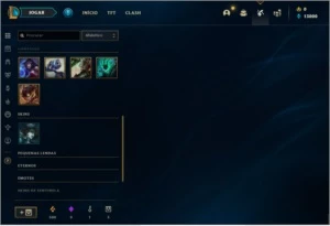 Pacote com 5 contas UNRANKED - SERVIDOR BRASILEIRO - League of Legends LOL