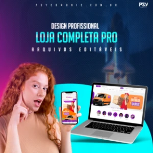 Loja PRO Completa Shopify - Serviços Digitais
