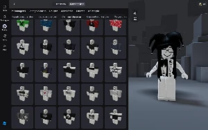 conta roblox unisex( tem mais skins femininas)